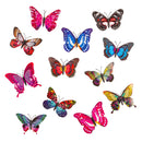 Garden of Wonder Garden Decor, Outdoor Magnetic Glitter Butterfly, Asst of 12