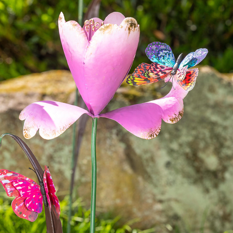 Garden of Wonder Garden Decor, Outdoor Magnetic Glitter Butterfly, Asst of 12