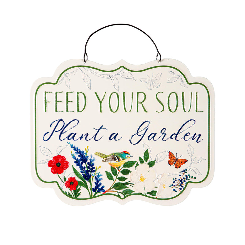 What She Shed Garden Sign, Metal, Printed Hanging Garden Sign, Greenhouse