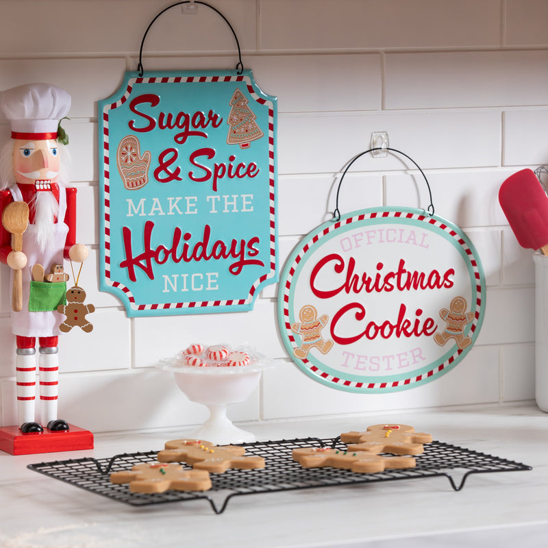 Printed Metal Hanging Gingerbread Cottage Sign,p4905