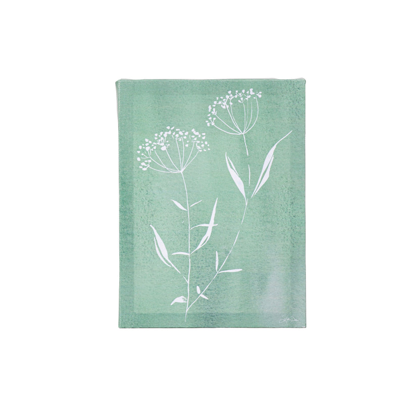 Cottage Wildflowers Mini Canvas Wall Decor, 6" L x 8" H