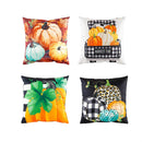 Interchangeable Pillow Cover Set of 4, Pumpkins
