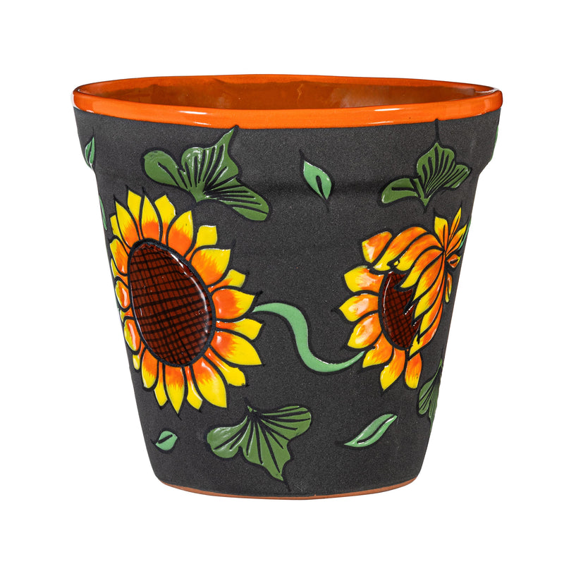 Sunflower Clay Planter Pallet