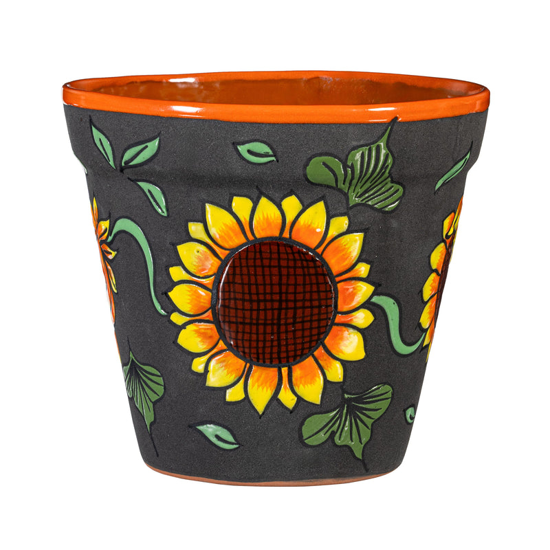 Sunflower Clay Planter Pallet