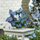 Season to Sparkle Garden Accent, Outdoor Magnetic Glitter Butterfly, Set of 54