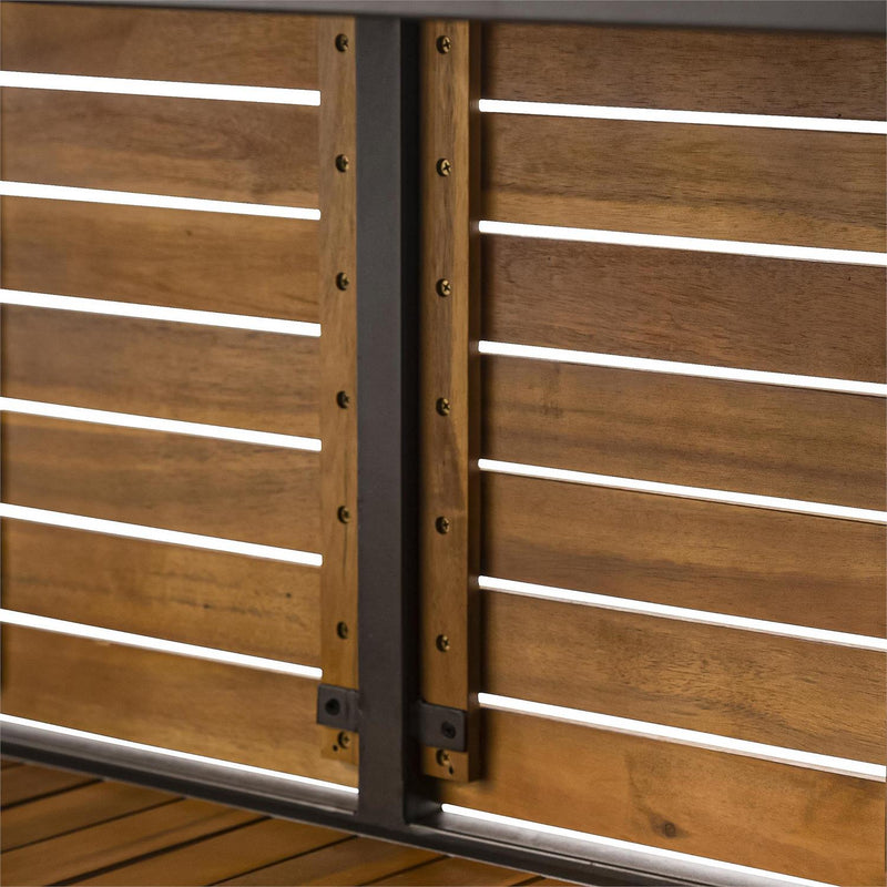 Aacia Bar Table with Irin Frame