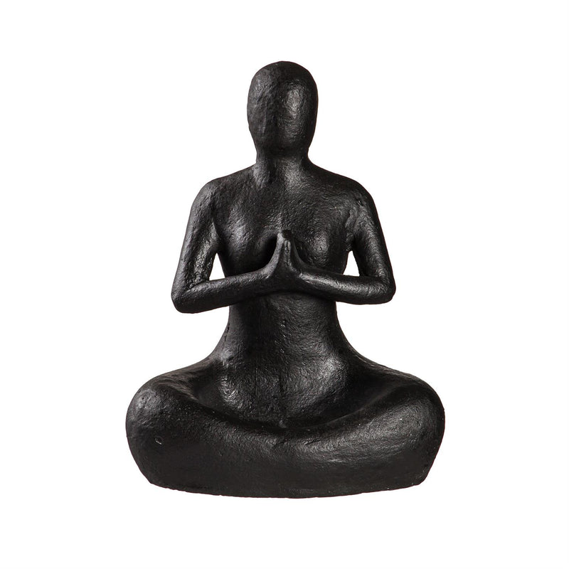 Glass Reinforce Cement Clasped Hands Budha