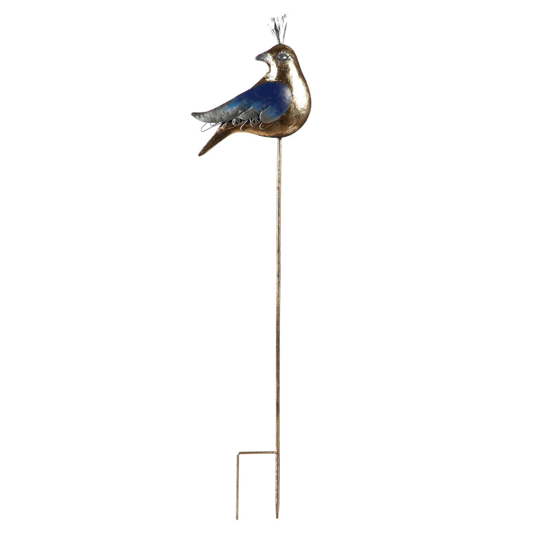 Metal Elegant Birds Garden Stakes, 2 Asst