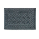Waterhog Indoor/Outdoor Rug Cable Weave in Bluestone, 20"x30"