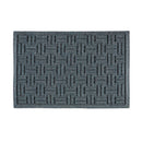 Waterhog Indoor/Outdoor Rug, Basketweave in Bluestone 20"x30"