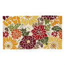 Indoor/Outdoor Fall Florals Polypropylene Accent Rug 24"x42"
