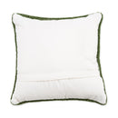 Indoor Outdoor Hooked Pillow Pink Flower 18"x18"