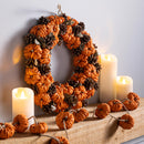 Paper Rope Pumpkin Garland, Orange