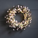 22" Cherry Blossom LED Wreath