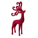 Flocked Deer Table Decor,phl386