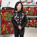 Indoor/Outdoor LED Silver Dollar Branch, Set of 2,phl412