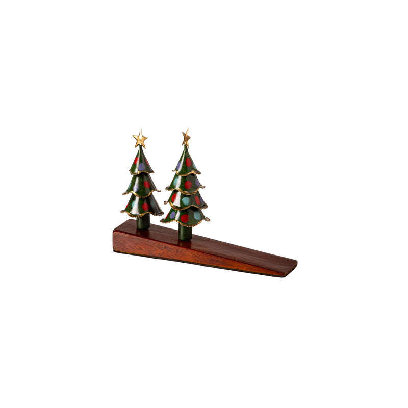 Handcrafted Metal Christmas Tree Door Stopper,phl444