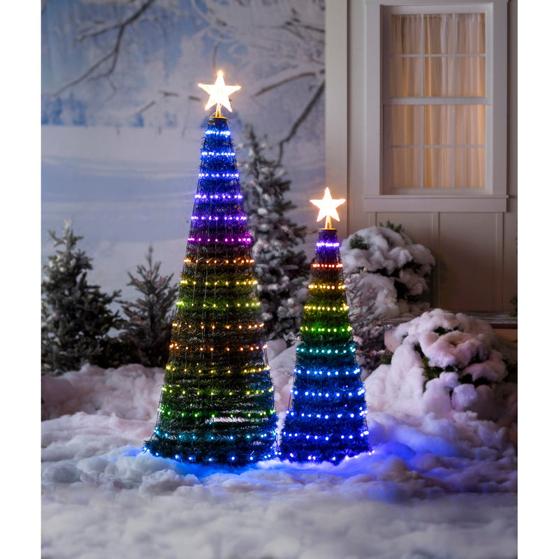 Indoor Outdoor Foldable Christmas tree with RGB Lights 70