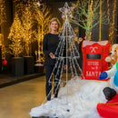 6'Indoor/Outdoor Christmas Tree with RGB Lights,phu020