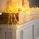 Indoor/Outdoor Birch Lighted Garland with 48  Lights Battery Operated, 6'L