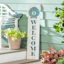 Coastal Porch Leaner Shell Monogram 46" O O