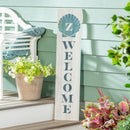 Coastal Porch Leaner Shell Monogram 46" Z Z