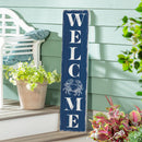 Coastal Porch Leaner Welcome Crab 46" H