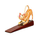Handcrafted Metal Cat Door Stopper