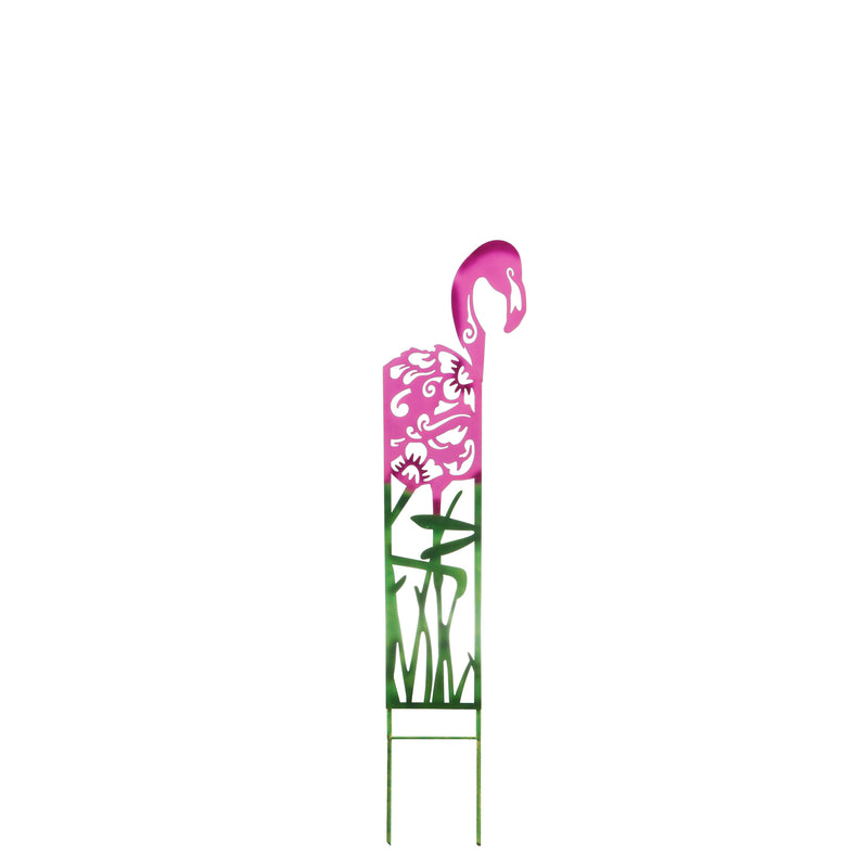 Colored Metal Panel Stakes, Flamingo,q56117