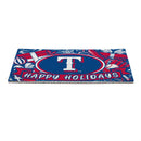Texas Rangers Holiday PVC Mat, 28"x16"