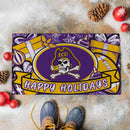 East Carolina University Holiday PVC Mat, 28"x16"