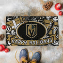 Vegas Golden Knights Holiday PVC Mat, 28"x16"