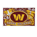 Washington Commanders Holiday PVC Mat, 28"x16"