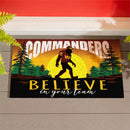 Washington Commanders Bigfoot PVC Mat, 28"x16"