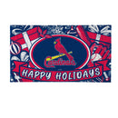 St Louis Cardinals Holiday PVC Mat, 28"x16"
