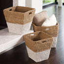 NAPA Home & Garden, SEAGRASS RECTANGULAR STORAGE BASKETS, SET OF 3,SG2026NW