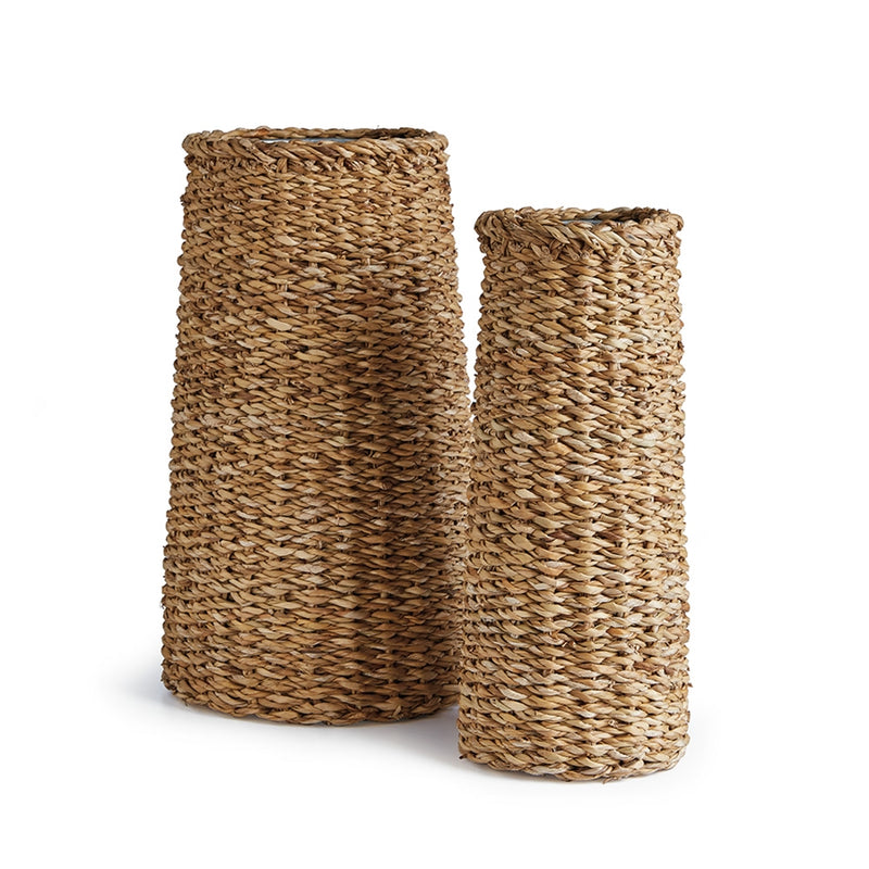 SEAGRASS VASES S/2 NATURAL