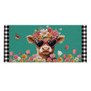 Floral Sunglasses Highland Cow Sassafras Switch Mat