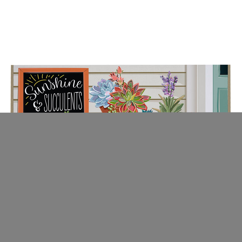 Succulent In Strawberry Pot Sassafras Switch Mat