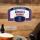 Los Angeles Angels USA Embossed Steel Wall Sign, 11" x 17"