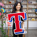 Texas Rangers Layered Metal Wall Art