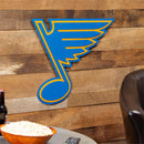 St Louis Blues Layered Metal Wall Art