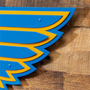 St Louis Blues Layered Metal Wall Art