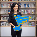 St Louis Blues Layered Metal Wall Art