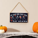 Chicago Bears Halloween Wood Wall Sign, 6x11