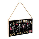 San Francisco 49ers Halloween Wood Wall Sign, 6x11