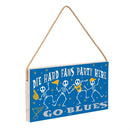 St Louis Blues Halloween Wood Wall Sign, 6x11