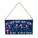Minnesota Twins Halloween Wood Wall Sign, 6x11