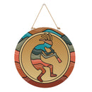 Southwest Sunrise Wood Door Decor, Kokopelli, 18"