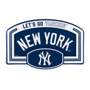 New York Yankees USA Embossed Steel Wall Sign, 11" x 17"